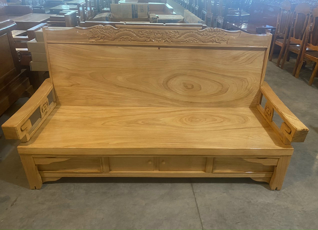 Ghế trường kỷ gỗ gõ đỏ,1m2-1m4