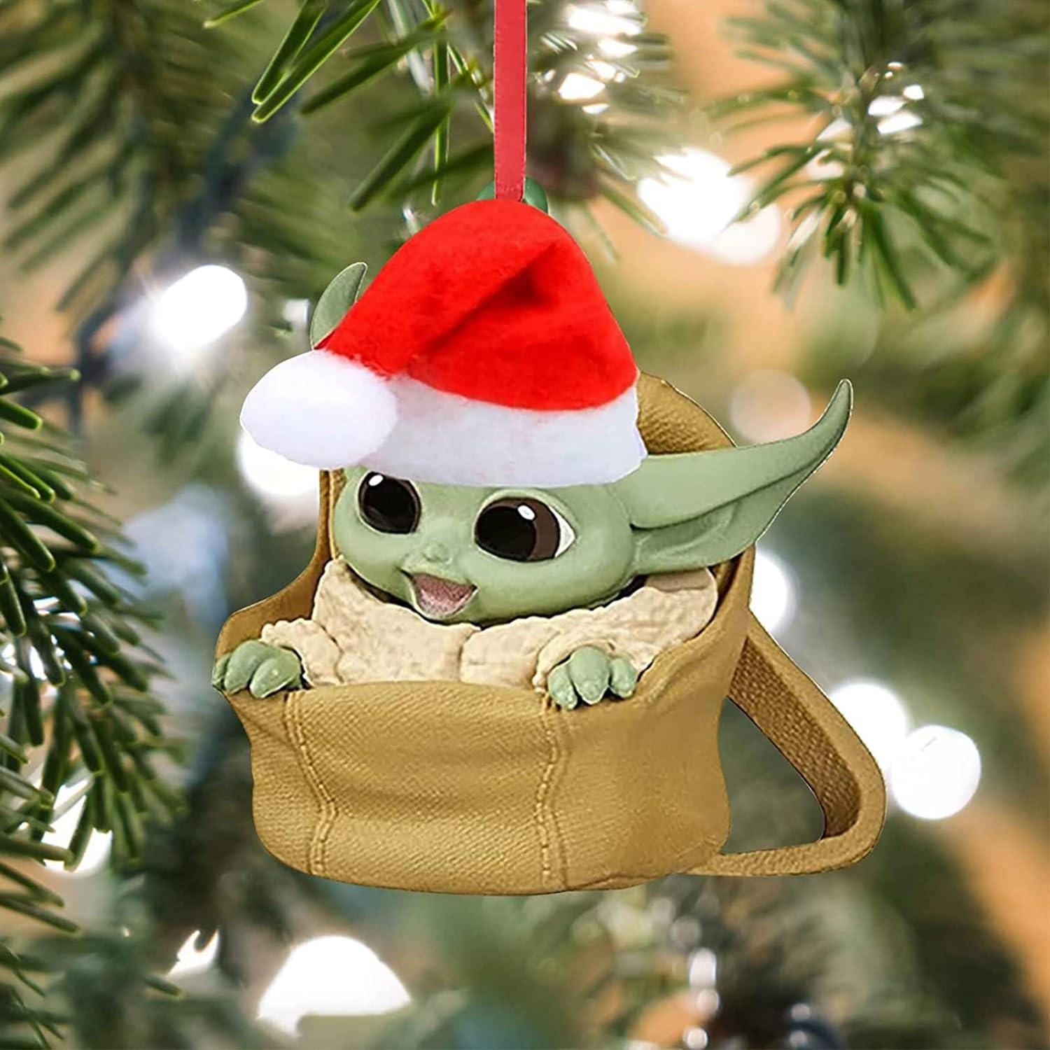 Mặt dây búp bê hoạt hình đáng yêu, treo trang trí giáng sinh