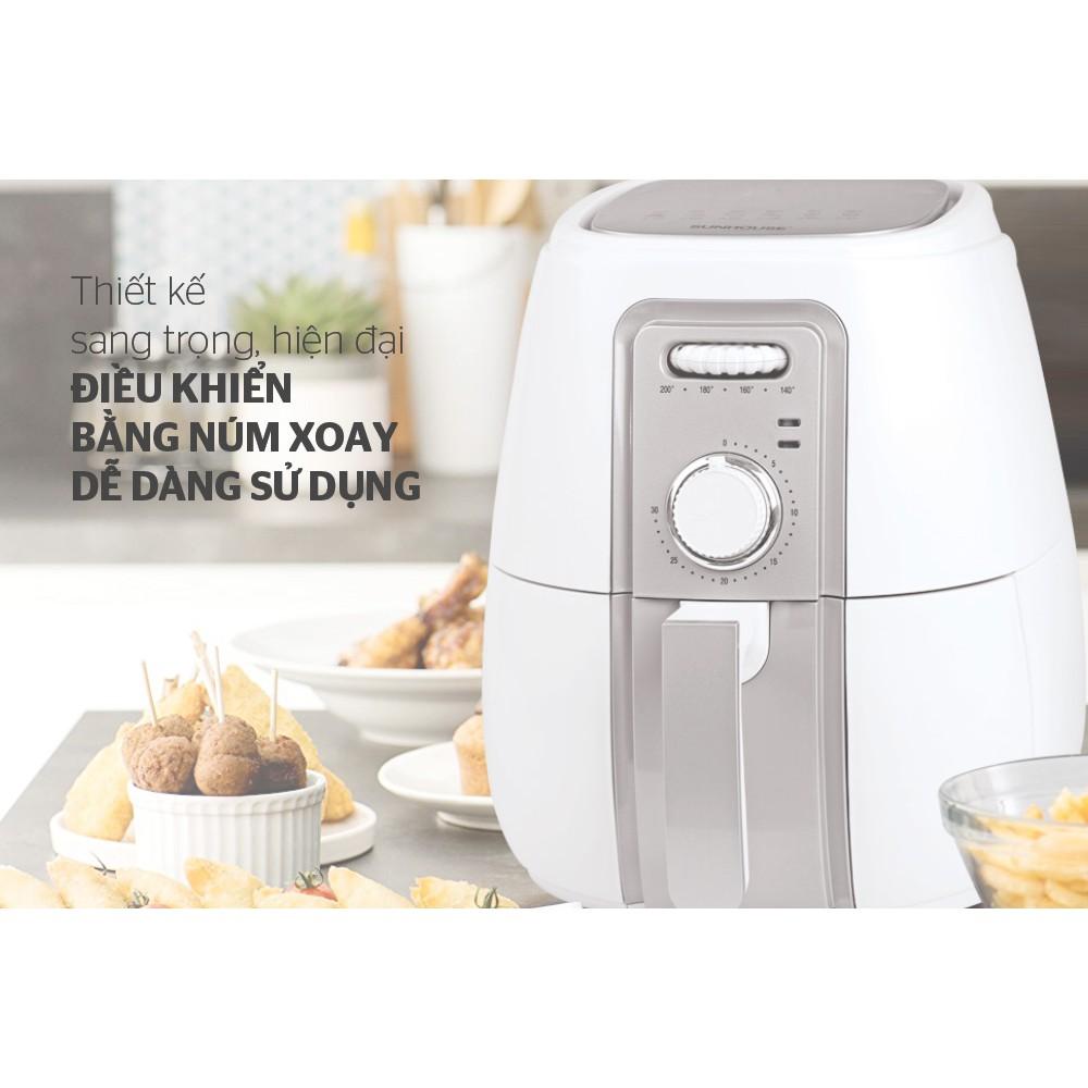 Nồi Chiên Không Dầu 3L SUNHOUSE SHD4023W - Hàng chính hãng