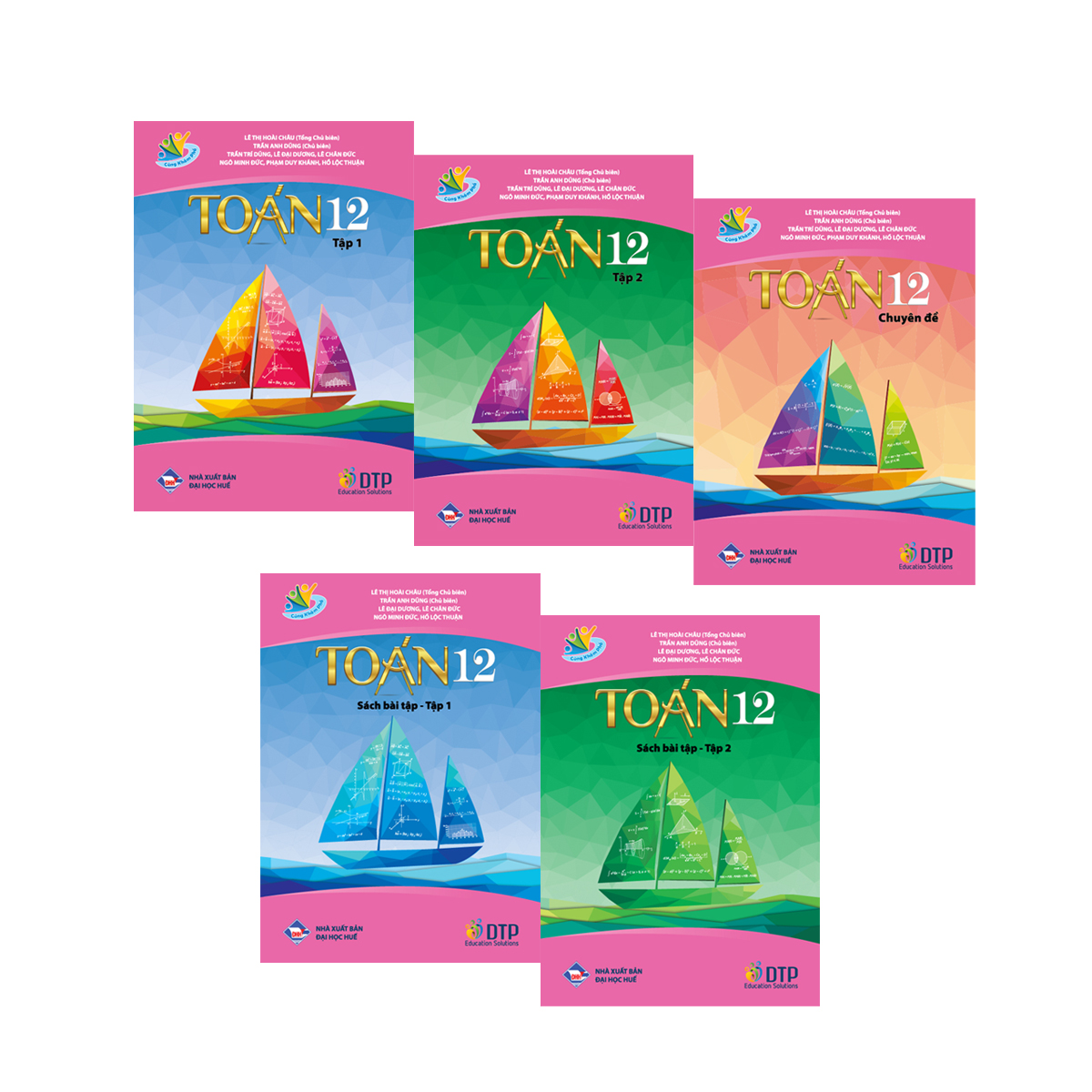 Combo sản phẩm Toán 12 (Sách bài học 1&amp;2, sách bài tập 1&amp;2, sách chuyên đề)