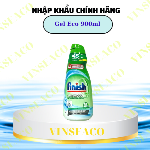 Gel rửa chén bát Finish Eco 0% PowerGel 900ml