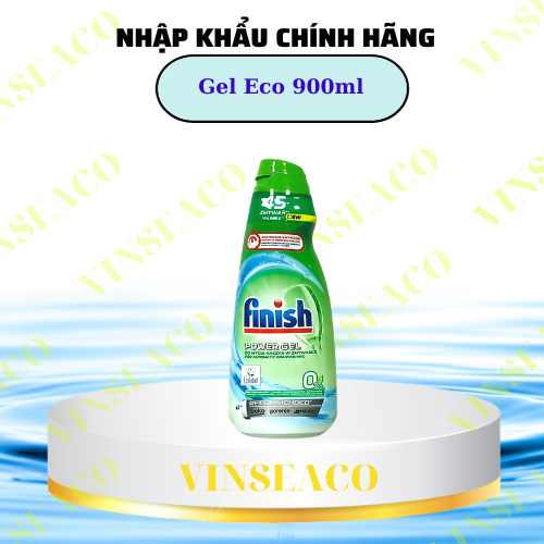 Gel rửa chén bát Finish Eco 0% PowerGel 900ml 