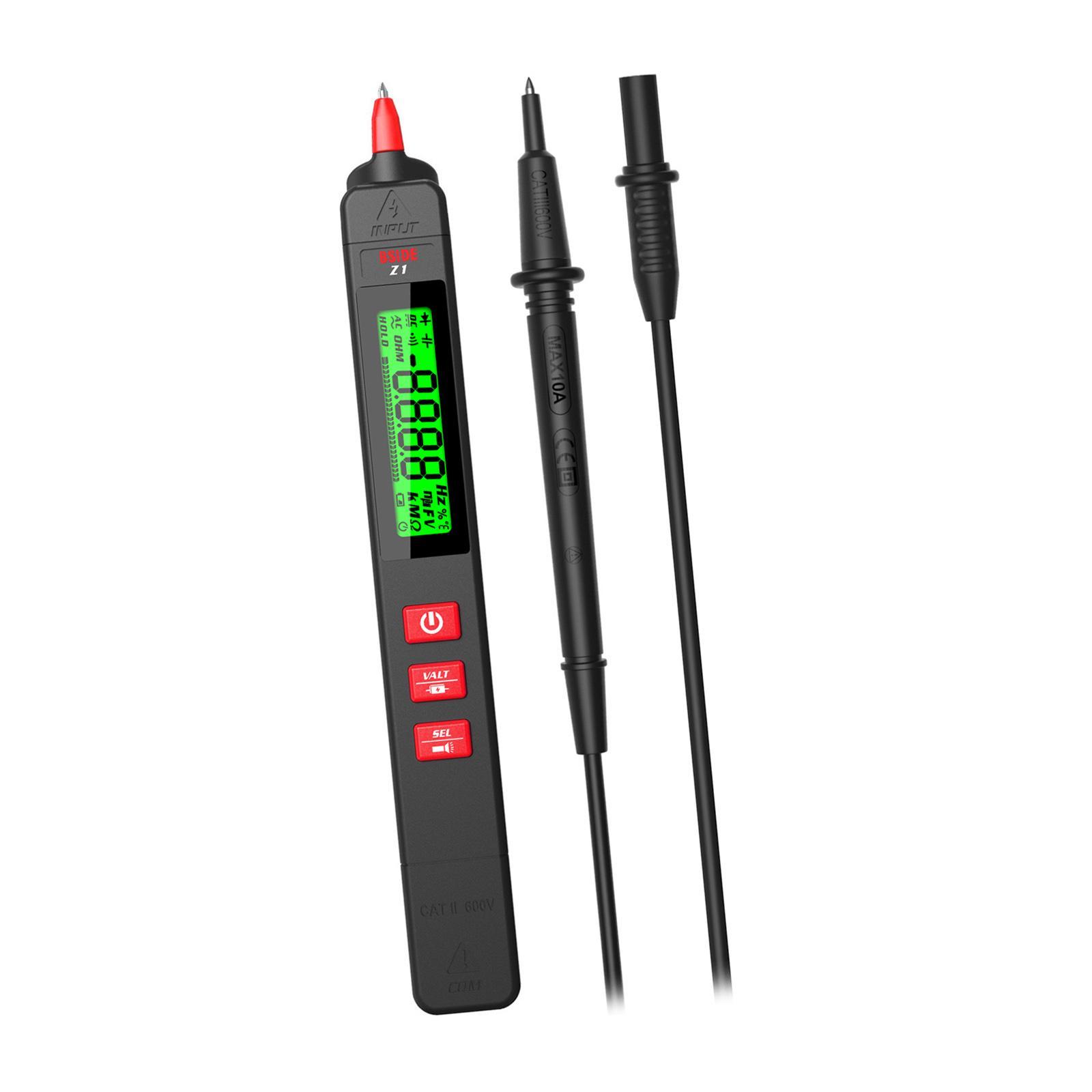 Digital Multimeter Smart Electrical Tester Handheld Auto Ranging Voltage Testers Multi Testers for Car Repair Electricians Mechanical Repair