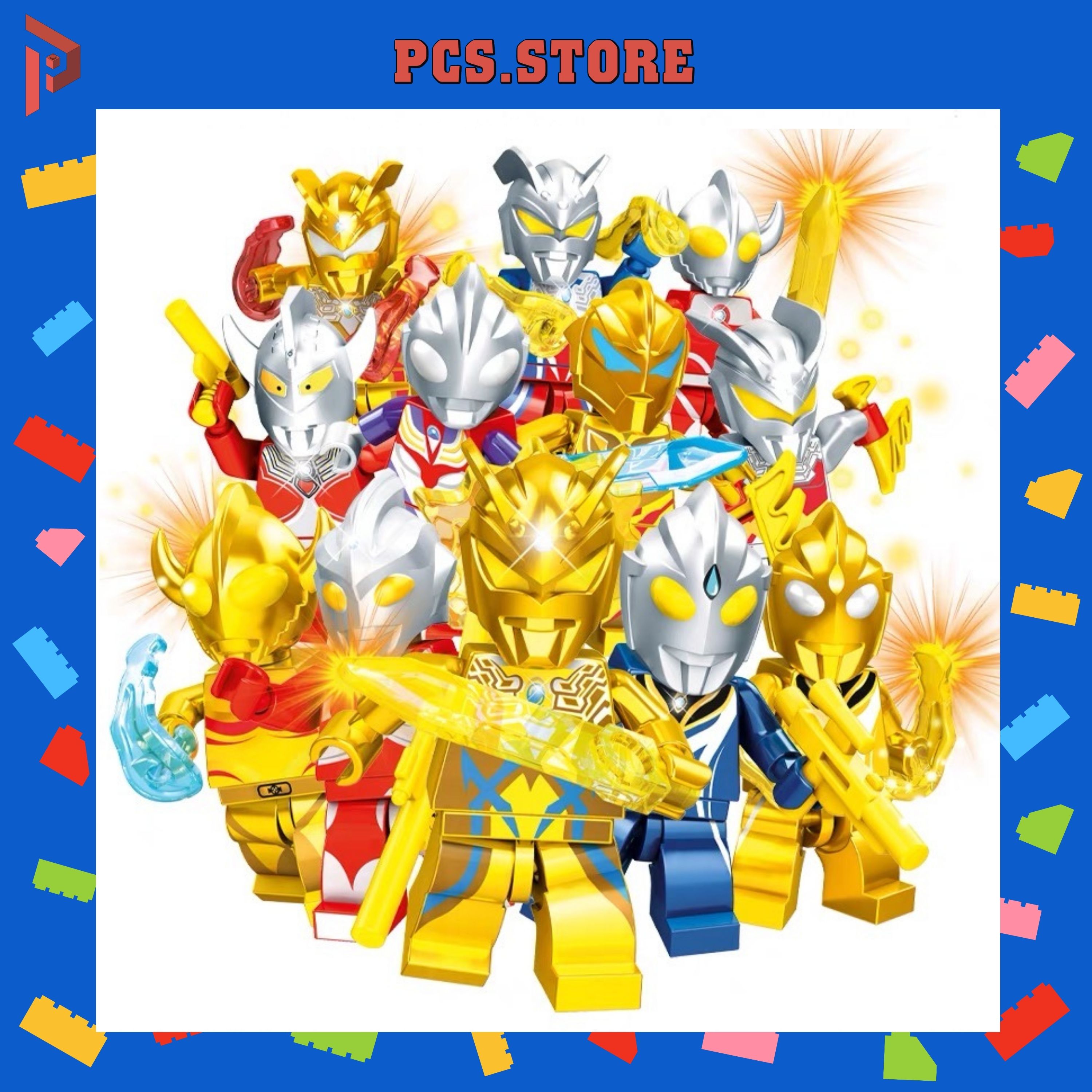 Đồ Chơi Lắp Ráp Minifigures Nhân Vật Bí Ẩn Siêu Nhân Ultraman - PCS STORE