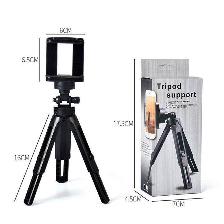 Giá đỡ 3 chân cho Máy Ảnh và Điện Thoại hàng Tripod Cao Cấp xoay được 360 độ