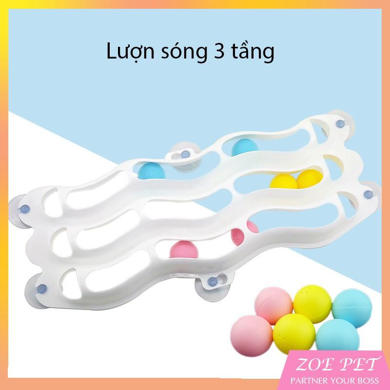 Đồ chơi gắn cửa sóng có bóng cho mèo - Tăng cường sức khỏe, nhanh nhẹn