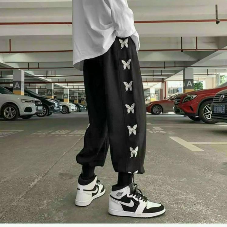 Quần Ống Rộng Nam Nữ dây rút ống chân phong cách unisex vải thun nỉ êm mịn cực đẹp (insocbuom)