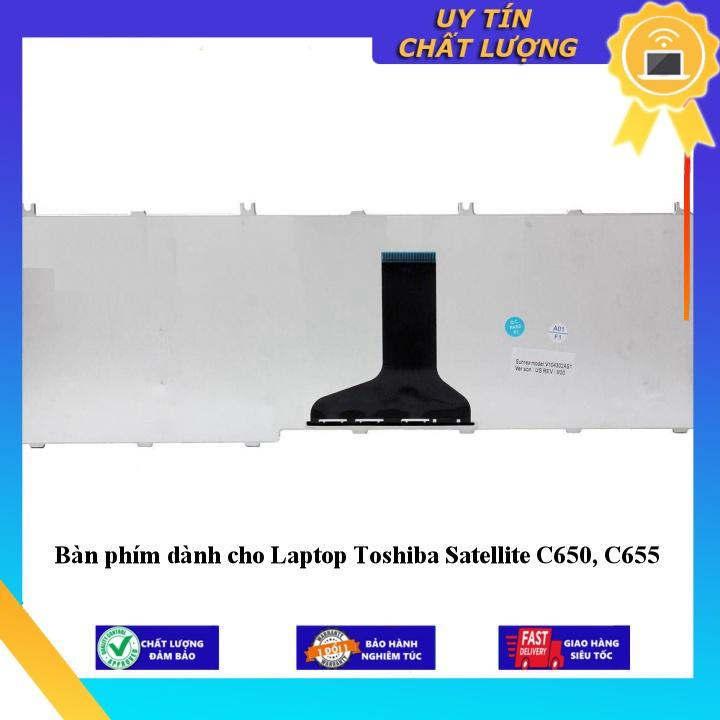 Bàn phím dùng cho Laptop Toshiba Satellite C650 C655 - Hàng chính hãng  MIKEY1535