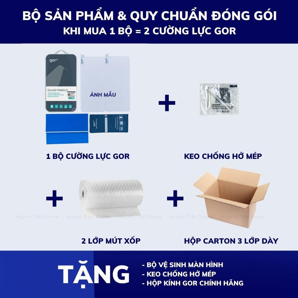 Kính cường lực pixel 6a trong suốt không full màn chống bám vân tay chính hãng Gor phụ kiện huỳnh tân store - Hàng nhập khẩu