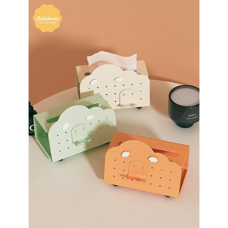 Bảng lỗ Pegboard tích hợp kệ trang điểm, kệ mỹ phẩm Dola Home đặt bàn để được điện thoại, đồ dùng văn phòng phẩm