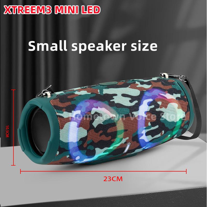 Loa siêu trầm không dây TWS công suất cao 100W, loa thẻ chống nước di động RGB, đèn nhấp nháy xoay đầy màu sắc, loa bluetooth Màu sắc: kích thước nhỏ