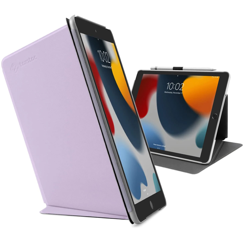 Bao Da Máy Tính Bảng Táo 10.2" TOMTOC Từ Tính Đa Góc Vertical - Hàng Chính Hãng
