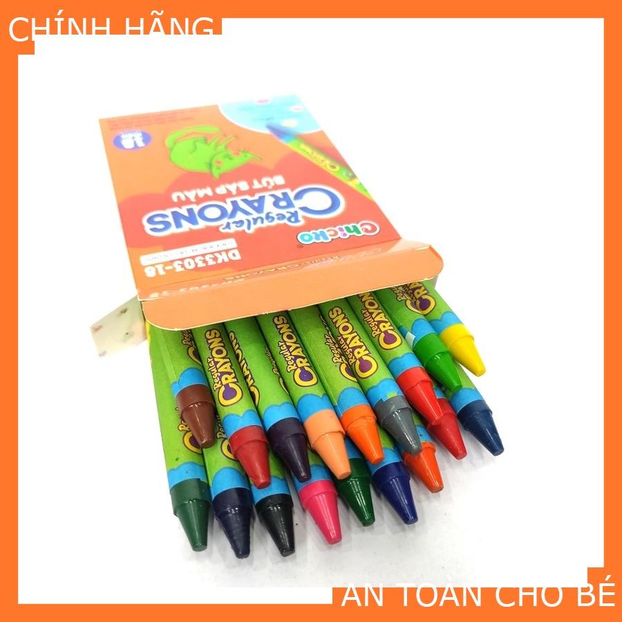 Bút Sáp Màu Duka Regular Crayons (18 Màu) - DK 3303-18