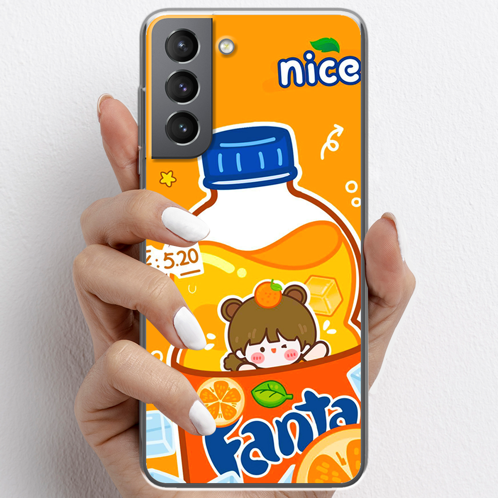 Ốp lưng cho Samsung Galaxy S21, S21+, Galaxy S21 FE nhựa TPU mẫu Nước cam