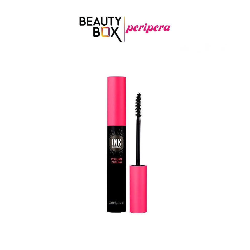 Mascara Chải Mi Peripera Ink Black Cara #2 Volume Curling (Ad) 7g