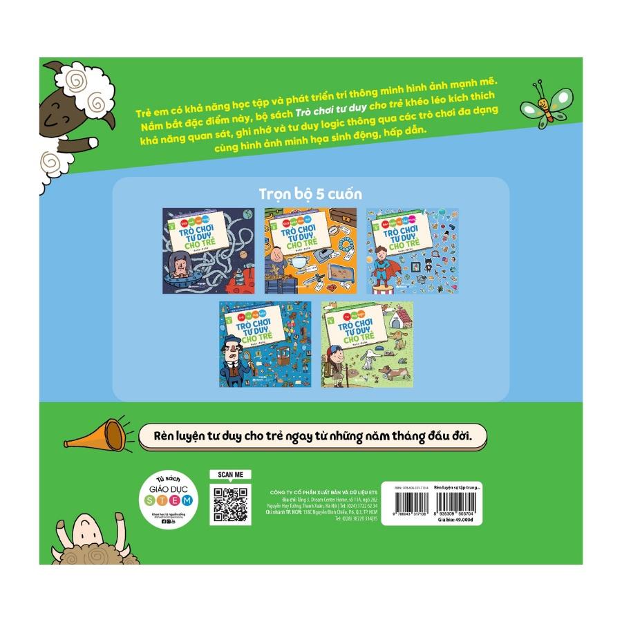 Trò Chơi Tư Duy Cho Trẻ - Rèn Luyện Sự Tập Trung - Buke Buke - Bản Quyền