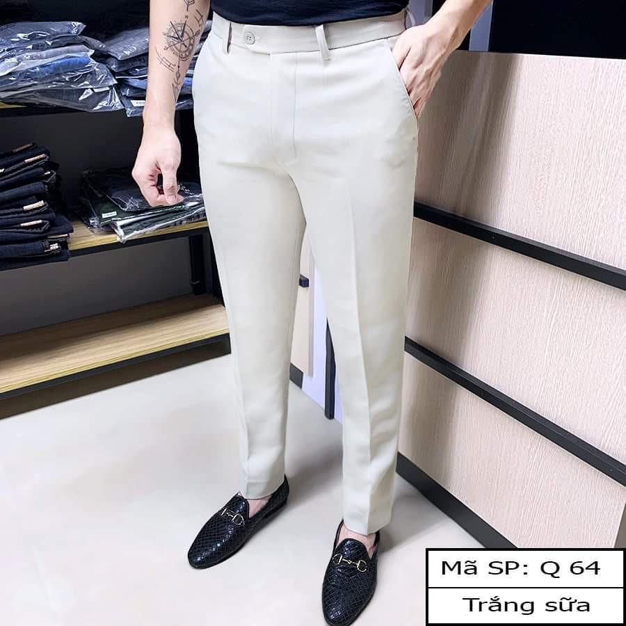 Quần tây âu nam cao cấp chất vải tuyết co giãn 4 chiều , chuẩn thiết kế hàn quốc, cực tôn dáng, lịch sự, trẻ trung