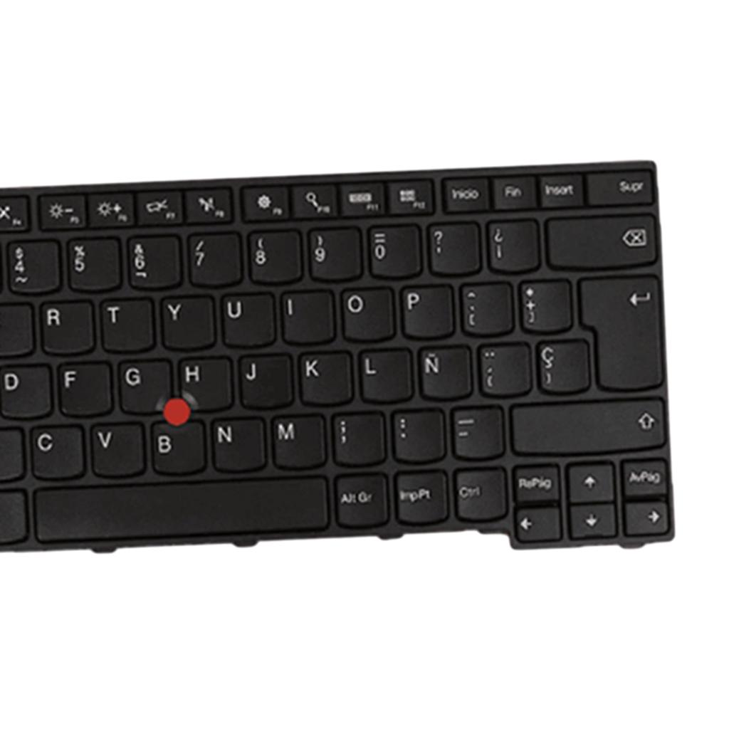 Plastic Notebook Laptop Keyboard Spanish Part Black For Lenovo Thinkpad