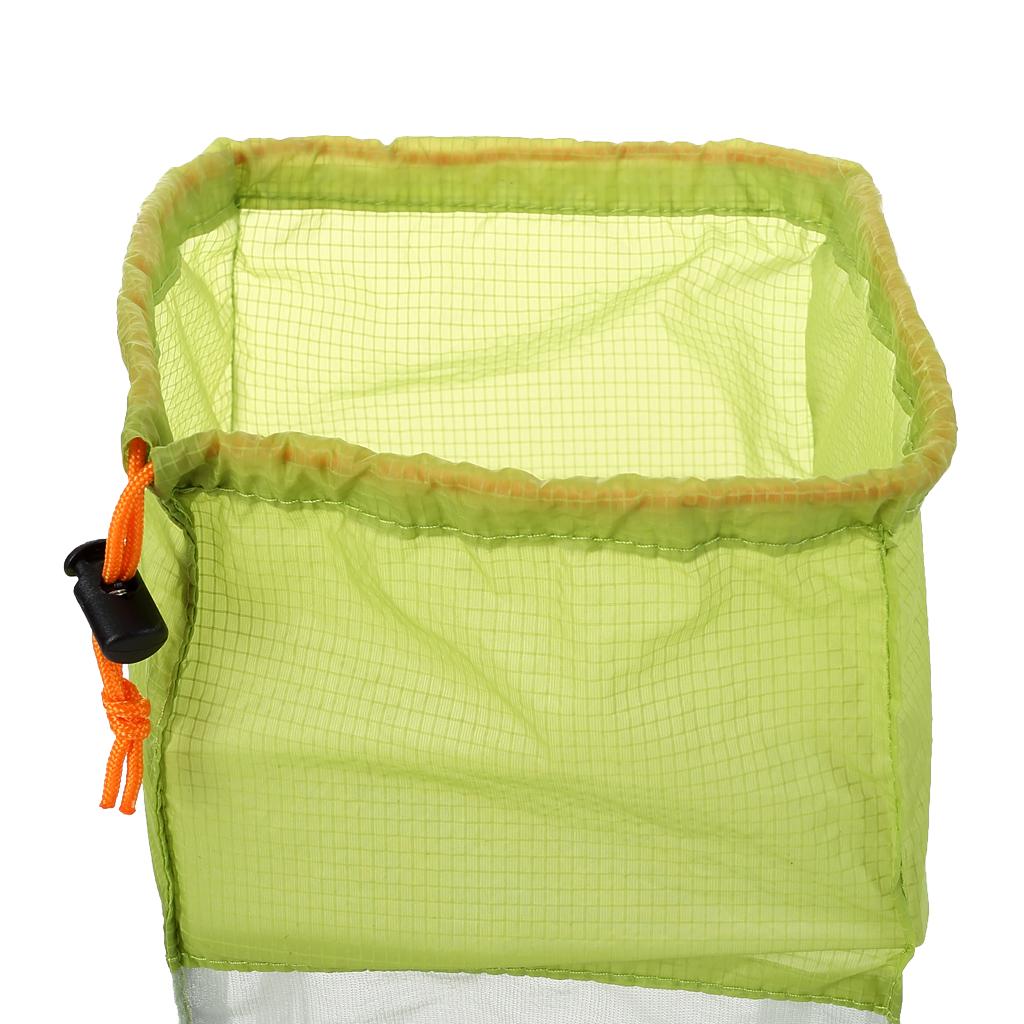 Drawstring Stuff Mesh Sack Storage Bag for Travel Camping Hiking