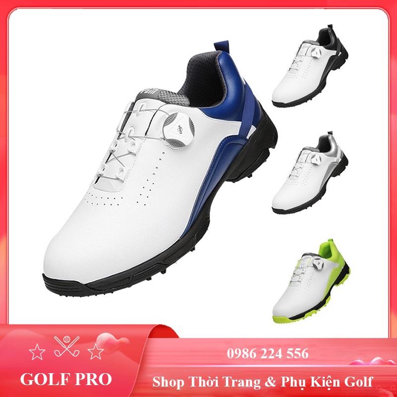 Giày đánh golf nam thể thao PGM núm vặn êm chân thoáng khí chông nước cực tốt GG002