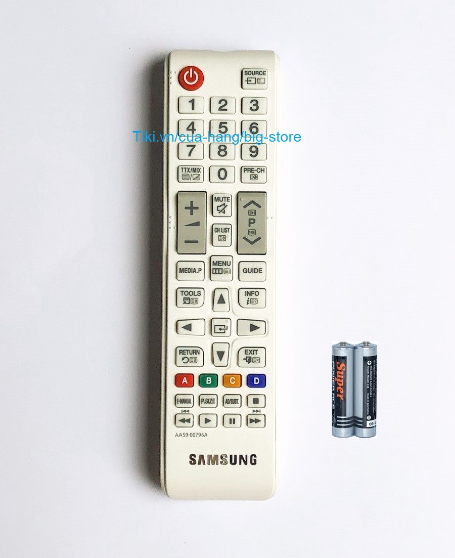 Remote Dành Cho SAMSUNG Điều Khiển Tivi LCD TV LED AA59-00796A Kèm Pin