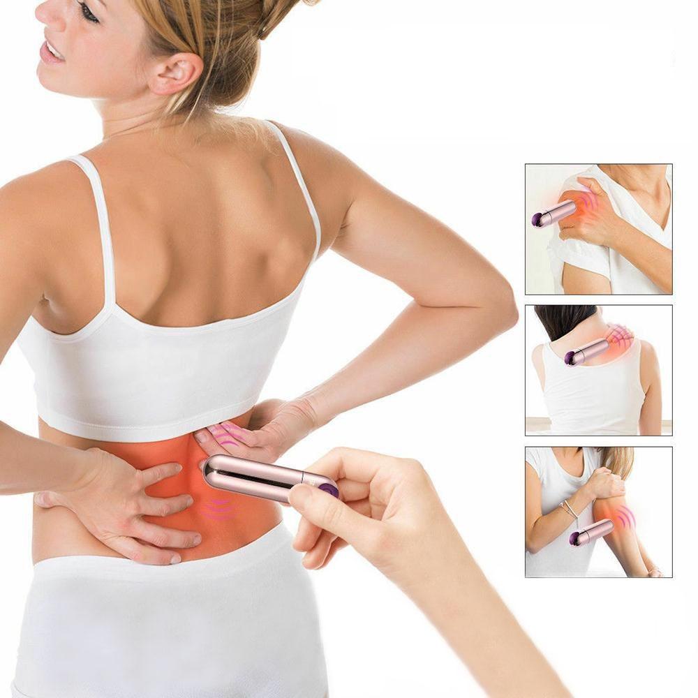 Máy Massage Châm Cứu 12 Kiểu Rung Không Dây Pin Sạc (Tặng Kèm 1 SP Ngẫu Nhiên Như Hình)