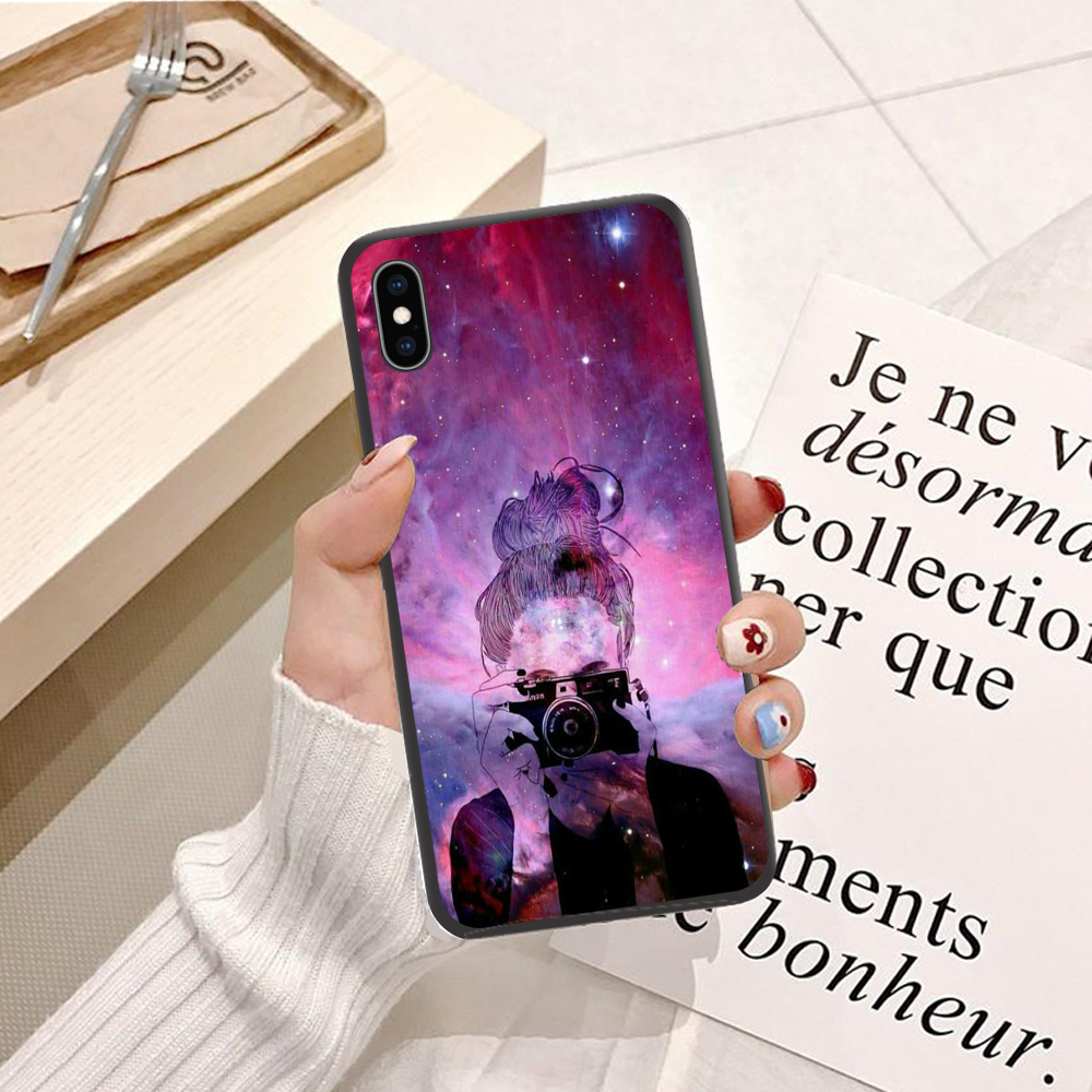 Ốp lưng điện thoại iPhone XS Max viền silicon dẻo TPU hình Cô Nàng Cá Tính - Hàng chính hãng