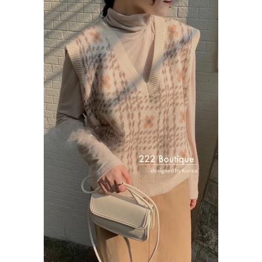 Áo ghile isnow cổ V hoa 59a231