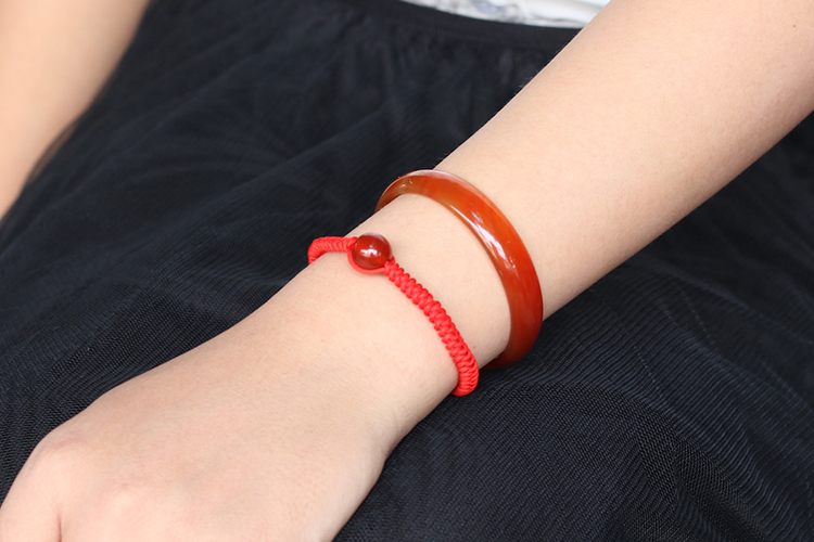 Vòng Tay Kết Dây Hạt Mã Não Đỏ Ngọc Quý Gemstones GA12