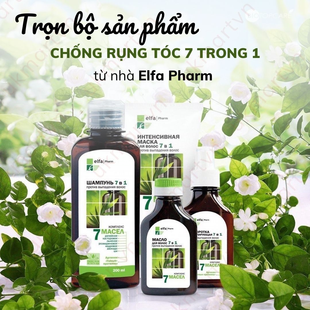 Ủ Tóc Elfa Pharm Giảm Rụng Tóc 7 Trong 1 200ml