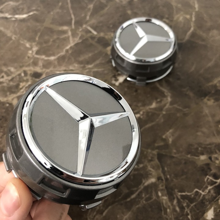 1 chiếc logo chụp mâm, ốp lazang bánh xe ô tô, xe hơi TY-886 dùng cho xe Mercedes