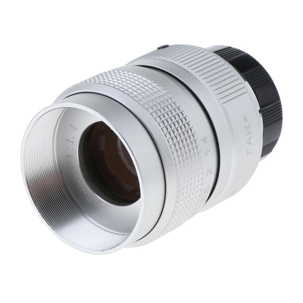 25mm f/1.4 TV Lens Manual Focus for C-Mount Mirrorless Camera