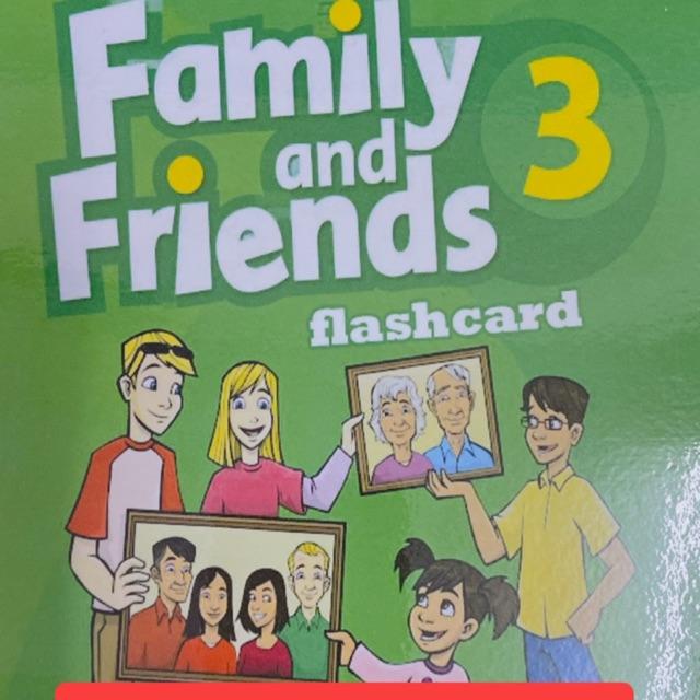 THẺ FAMILY AND FRIENDS 3 (1st) - ép plastics