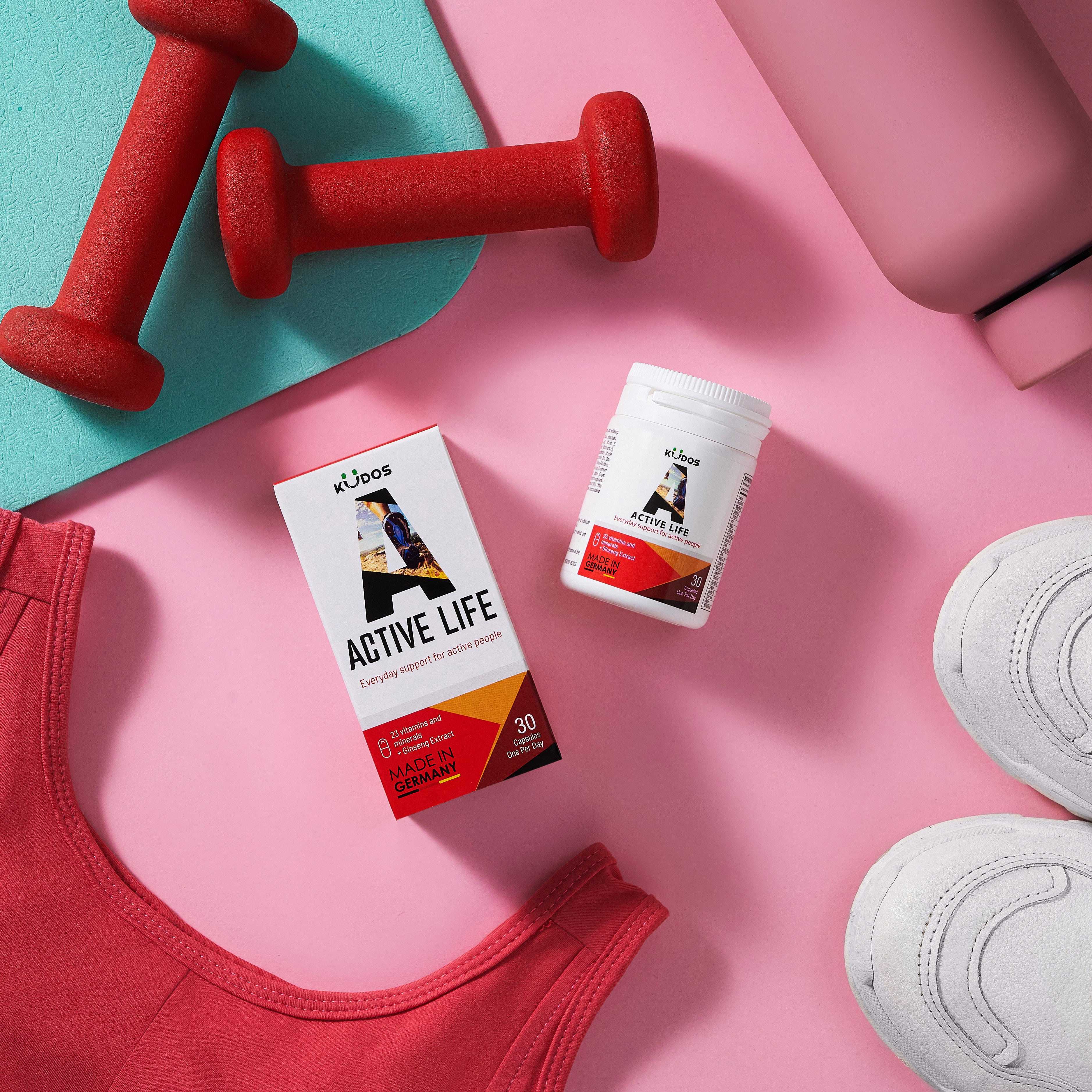Viên Nang Bổ sung Vitamin và Khoáng Chất Tổng Hợp KUDOS ACTIVE LIFE
