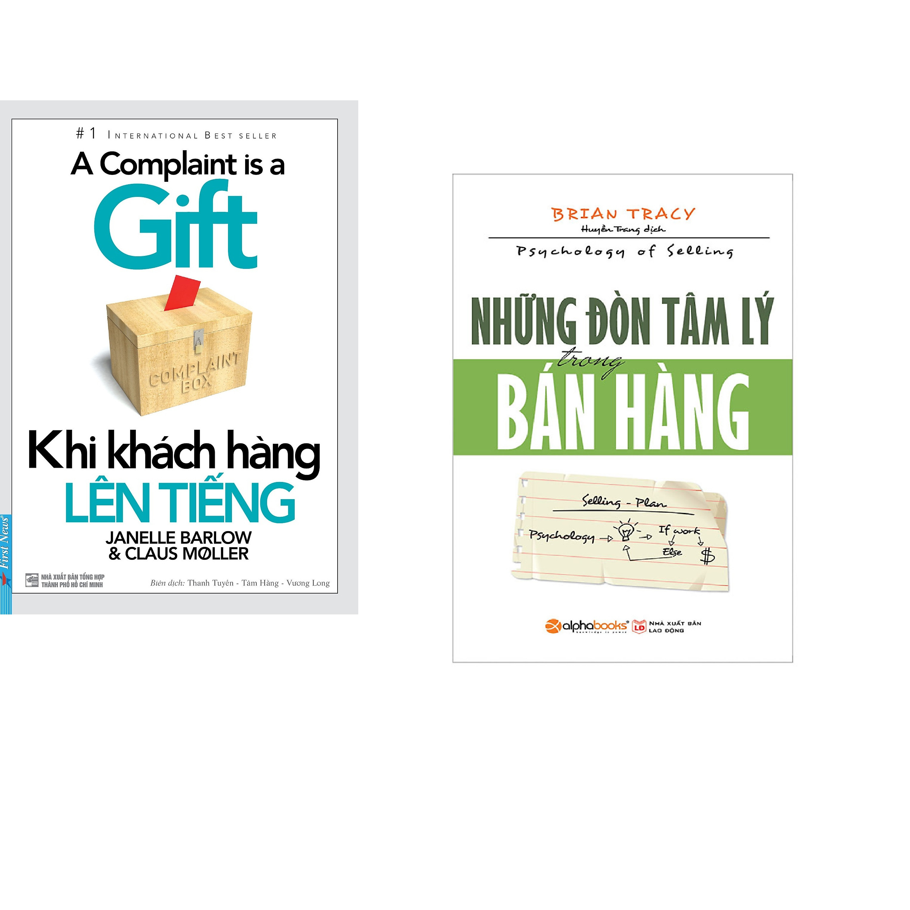 Combo 2 cuốn sách: Khi Khách Hàng Lên Tiếng + Những Đòn Tâm Lý Trong Bán Hàng