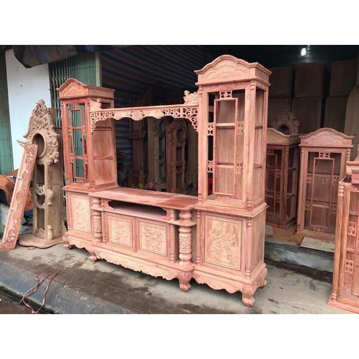 Kệ TiVi kệ kính 2 bên