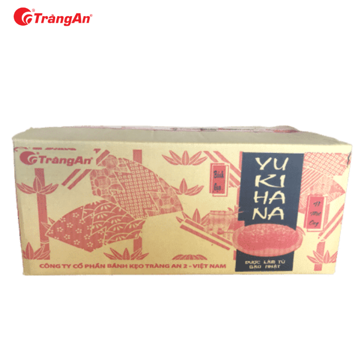 Thùng 20 Gói Bánh Gạo Chiên Yukihana 100g Vị Mật Ong