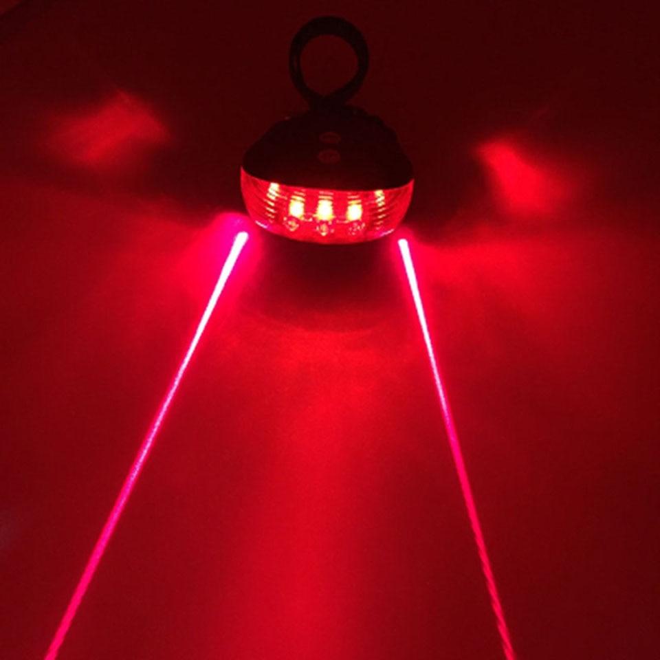 Đèn LED chiếu hậu cảnh báo an toàn dành cho xe đạp
