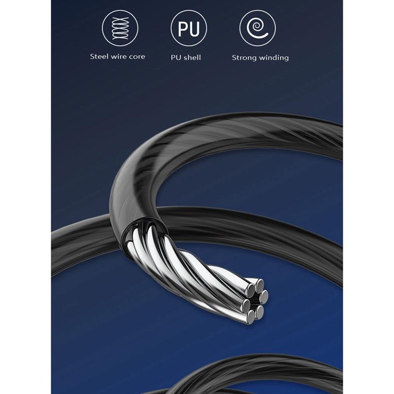 Bluetooth Thông Minh Dây Nhảy Tốc Độ Dây Nhảy Có Thể Điều Chỉnh Kỹ Thuật Số Đếm Dây Kèm Bóng Cho Thể Dục Tập Thể Dục Tập Luyện