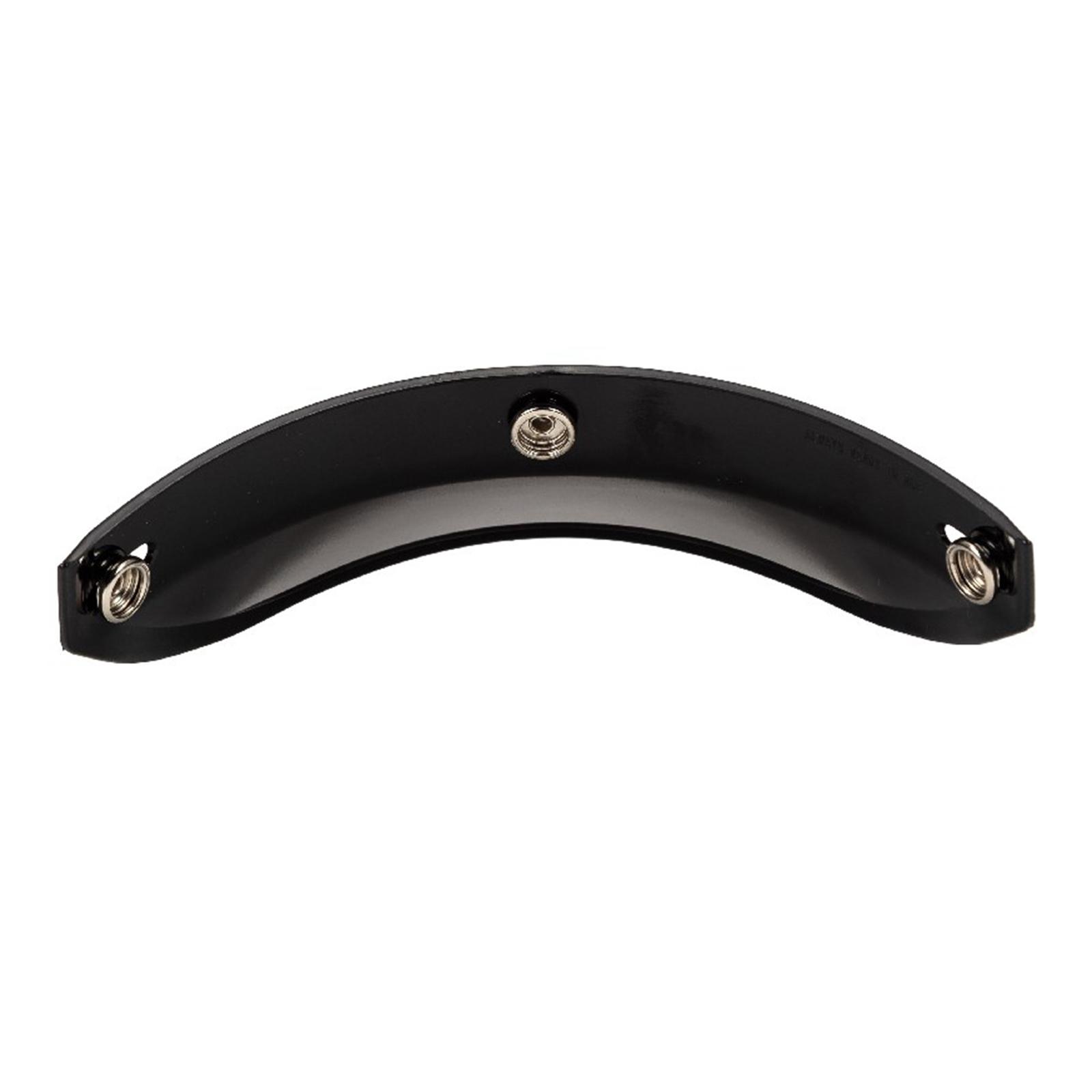 2xMotorcycle Peak Shield with 3 Snap Scratch Resistant for 3/4 Black