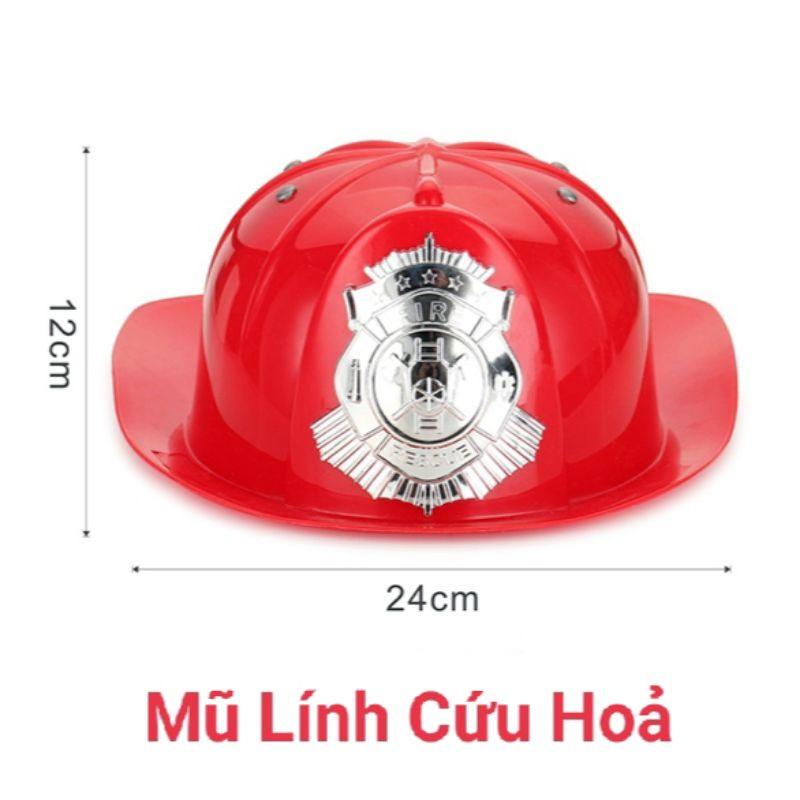 (Có Sẵn) Phụ Kiện Và Trang Phục Lính Cứu Hoả Cực Kỳ Dễ Thương Cho Các Bé