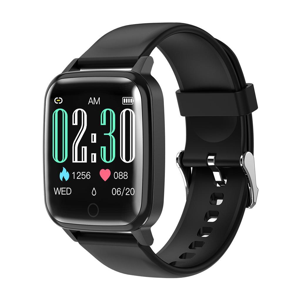 Smart Watch Heart Rate Oxygen Blood Pressure Sport Fitness Tracker Black
