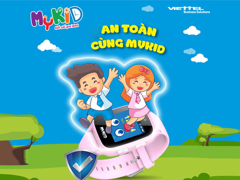 Đồng Hồ Thông Minh Cho Bé Mykid Viettel - Hàng Chính Hãng