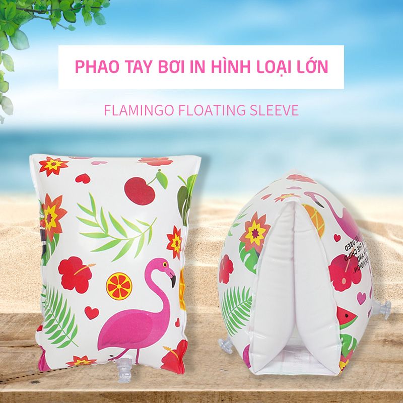 Phao tay bơi in hình size lớn cho trẻ trên 6 tuổi F1311 (25cm * 15cm) Sportslink