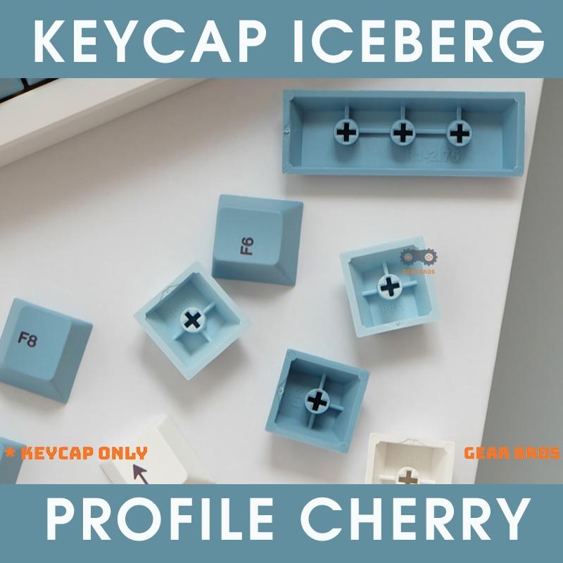 Keycap cho bàn phím Iceberg Thick PBT Cherry Profile 142 Phím | Gearbros