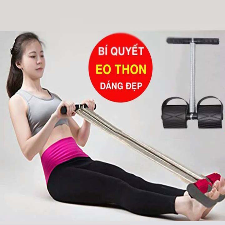 Dụng cu tập thể dục Tummy Trimmer-Dây tập lò xo tại nhà(giao màu ngẫu nhiên)