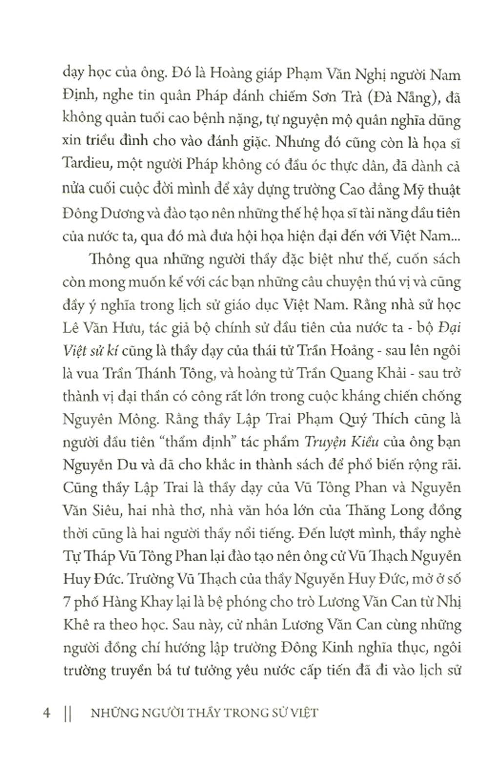 Những Người Thầy Trong Sử Việt - Tập 1