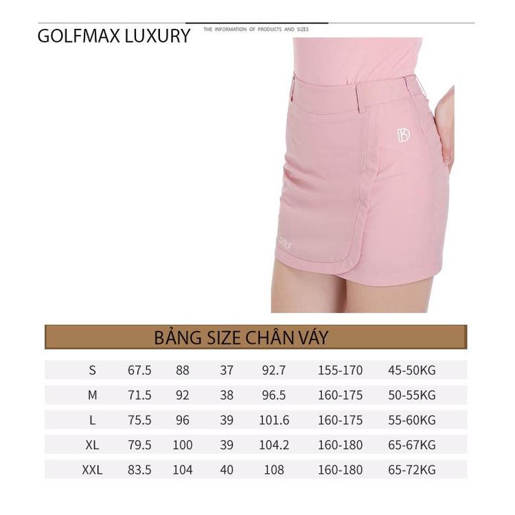 Fullset nữ chơi golf Thiết kế Hàn Quốc - Chất liệu polyester cao cấp DK - DK215-25-28