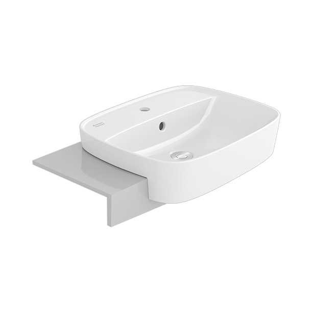 Chậu rửa lavabo bán âm - đặt nửa bàn - đặt bàn hẹp American standard  VF-0302 Signature