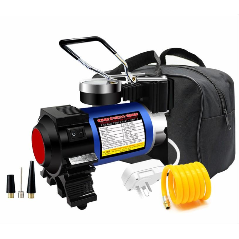 Máy bơm lốp đa năng mini nguồn điện 220V dây ống 3m - ShopToro - AsiaMart
